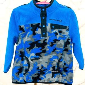 Free Country Boys Blue pullover fleece live in it size 4